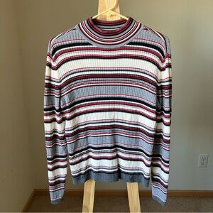 3 for $30 🎁 Classic Elements Women’s Multicolor Striped Sweater Vintage 90s